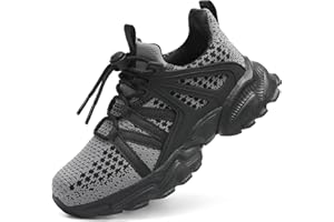 Xingfujie Boys Girls Shoes Kids Sneakers Lightweight Breathable Tennis Athletic Running Shoes for Toddler/Little Kid/Big Kid