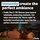Shelly Plus 0-10V WiFi Smart Dimmer Switch Alexa Google Home No Hub view 2