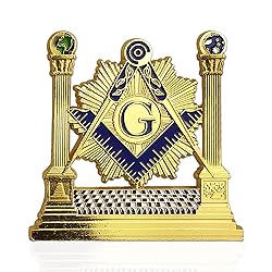 ASmileIndeep Masonic Car Emblem Square Freemason