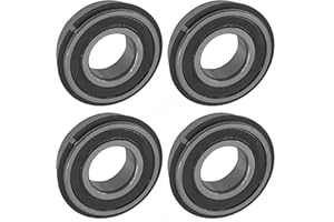 DEEG 4 PCS 25MM Front Wheel Bearings Replace for John Deere AM102888 05435700 AM131046 AM137758 425 445 345 265 325 260 285 T