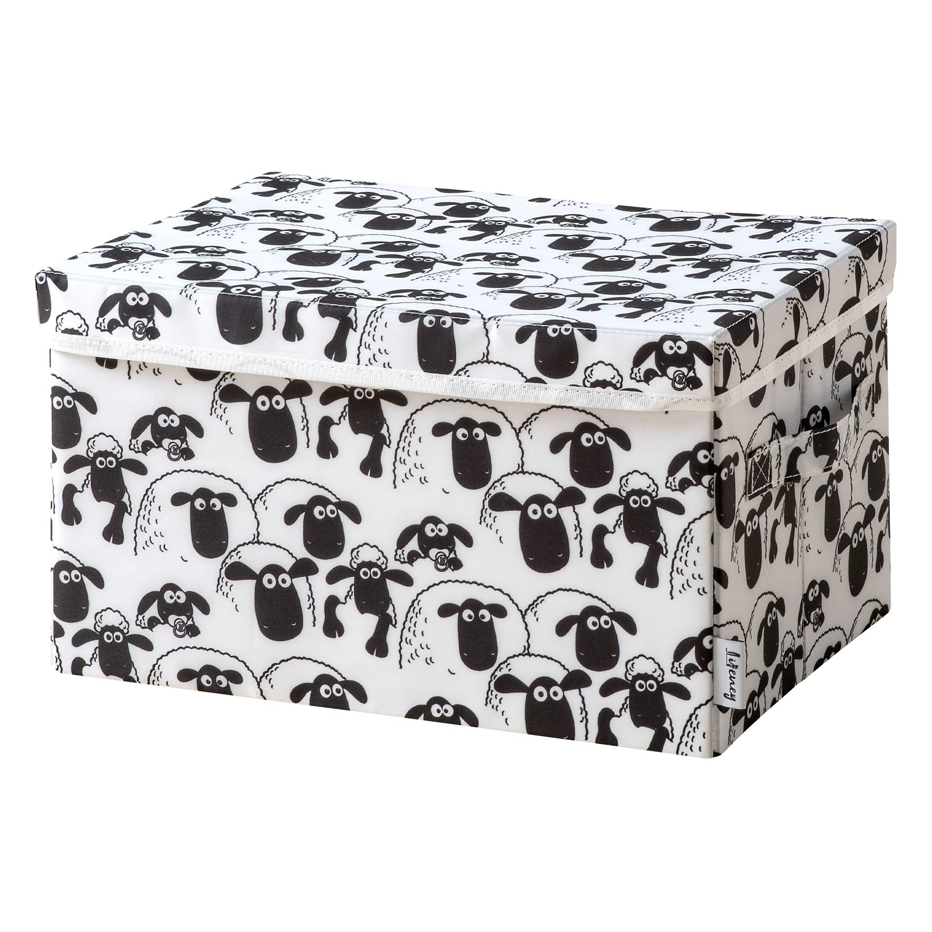 LIFENEY Meets Shaun the Sheep Storage Box with Lid for Children - Box with Iconic Sheep Motif to Store Toys - 37x25x21cm Suitable for Any Children's Room — image 1