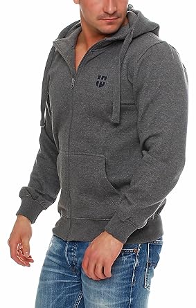 Hoppe Gennadi Herren Trainingsjacke Kapuzenjacke Joggingjacke