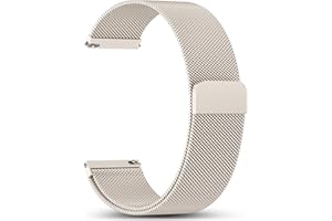 GEAK 18mm 20mm 22mm Metal Watch Band Compatible with Garmin Vivoactive 5 Watch Bands, Vivoactive 6/3/Venu 3S/2S, Quick Release Stainless Steel Milanese Loop Mesh Strap for Venu 3/Venu 2 Men Women