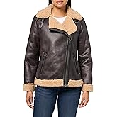 Levi's Womens Faux Shearling Moto