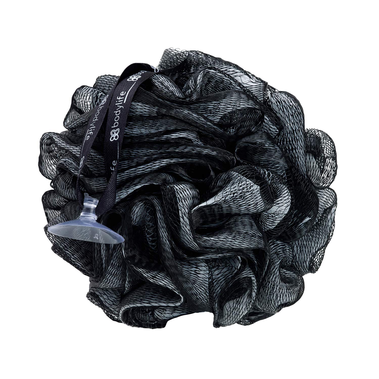 Bodylife Large Black and White Exfoliating Body Buffer, Puff, 95g