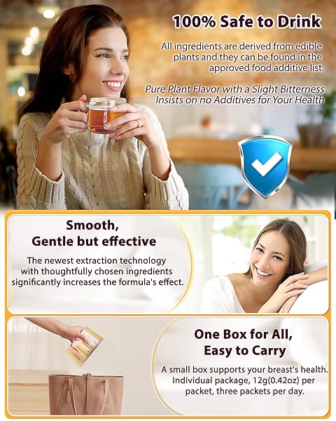 SOFTBEAUTY CLOGGED MILK DUCT RELIEF FENUGREEK DRINK MIX, PMS RELIEF SUPPORT SUPPLEMENT FOR WOMEN, MASTITIS RELIEF, BREAST ENGORGEMENT & TENDERNESS RELIEF, SOFTEN LUMPS, PMS TEA FOR FIBROCYSTIC CHANGES