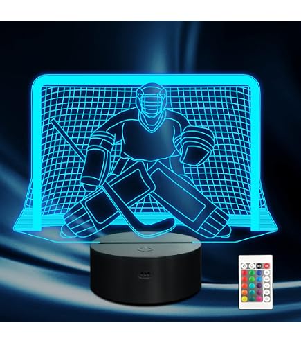3D Maple Leaf Night Light – 16 Color LED With Remote – Inspired Canadian Hockey Fan Gift For Kids, Teens, Boys, Girls