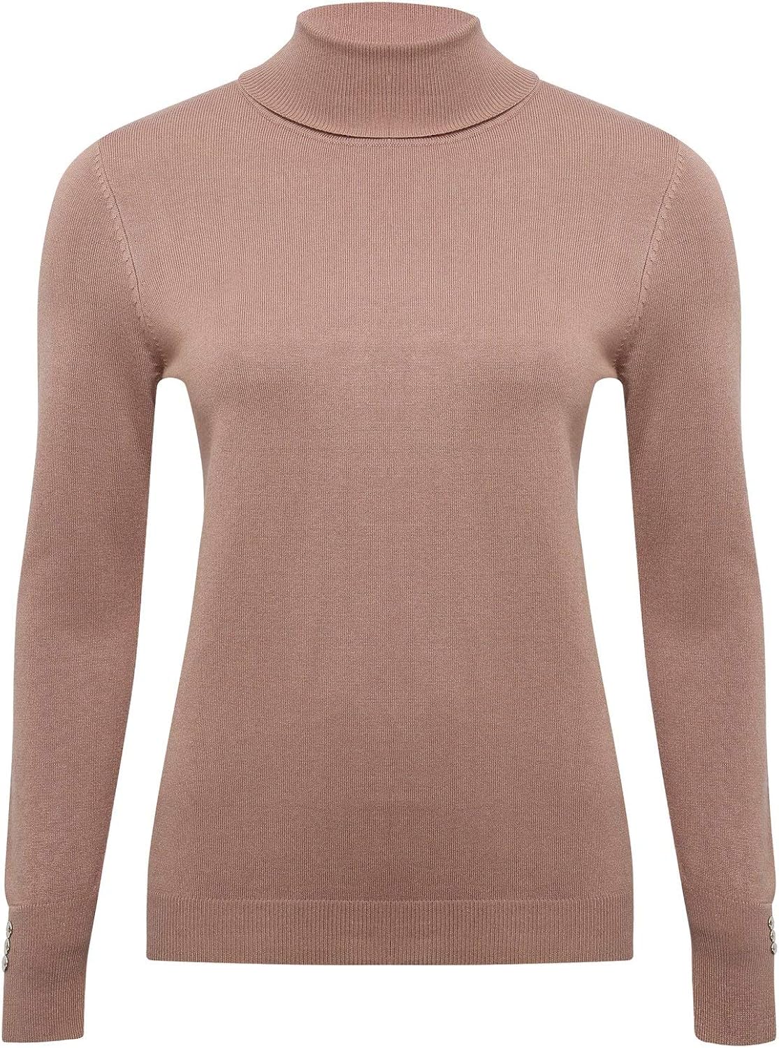 M&Co Ladies Roll Neck Jumper : Amazon.co.uk: Clothing