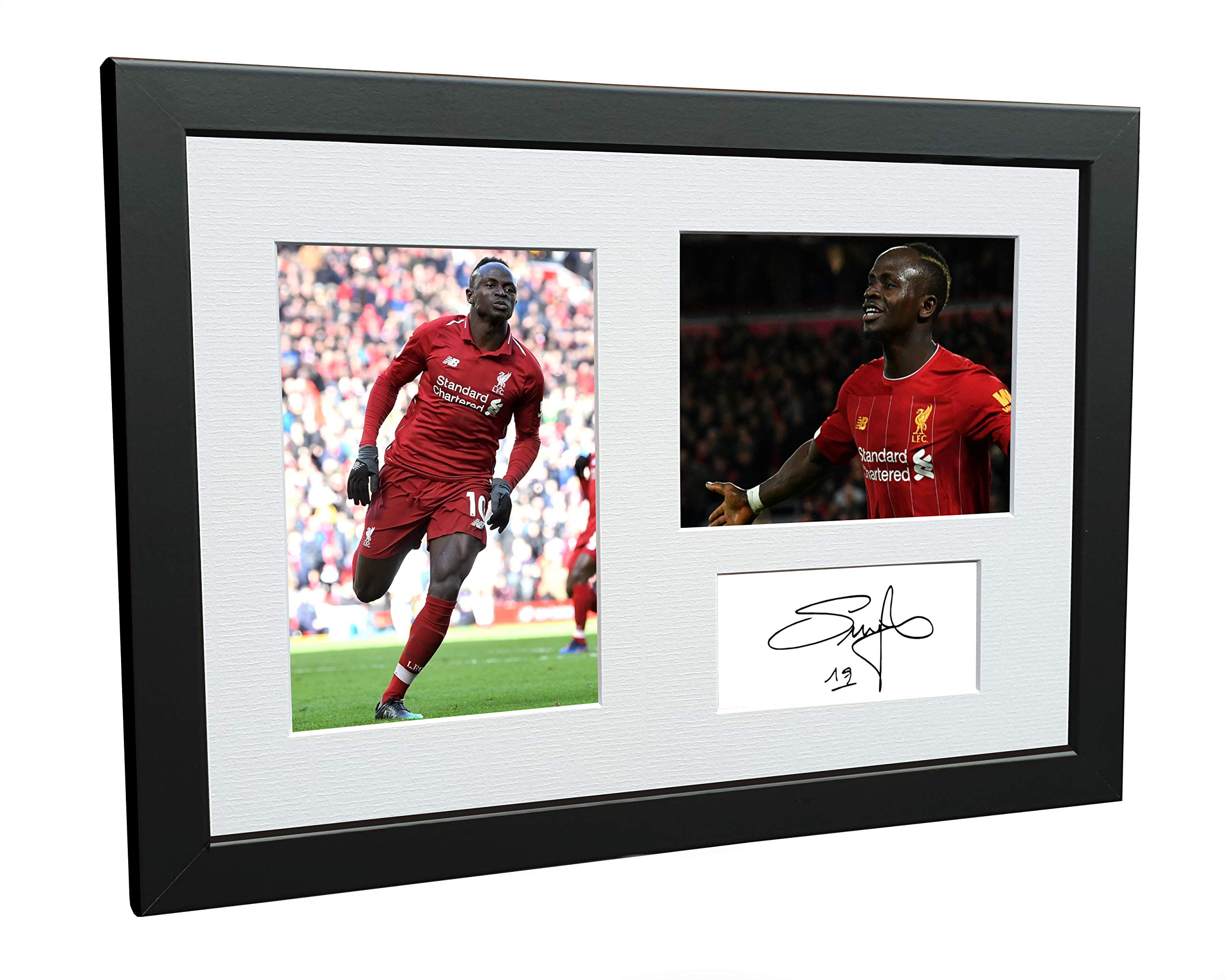 Kitbags & Lockers Sadio Mane 12x8 A4 Signed Liverpool Autographed Photo Photograph Picture Frame Soccer Gift