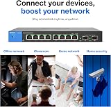 Linksys LGS308 Managed 8-Port Gigabit Ethernet Switch 2 SFP Uplinks view 8