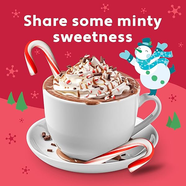 BRACH’S MINI PEPPERMINT CANDY CANES, CHRISTMAS CANDY, STOCKING STUFFERS, HOLIDAY CLASSIC, 260CT, 40 OZ TUB