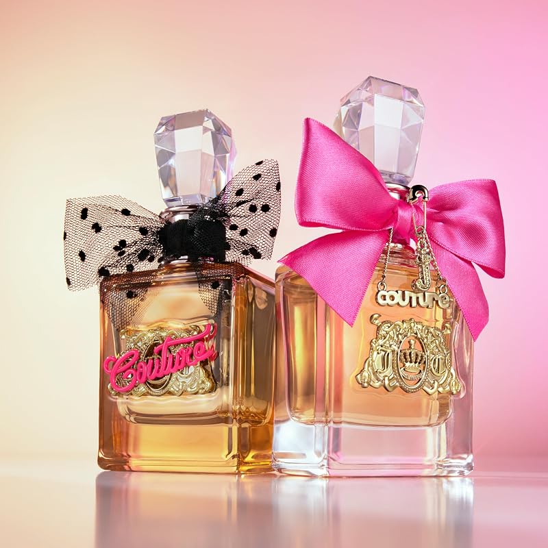 , Viva La Juicy, Gold Couture, Eau de Parfum pour Femme, Senteur Florale Fruitée et Gourmande, Spray Vaporisateur, Fragrance Sensuelle, Parfum Longue Tenue