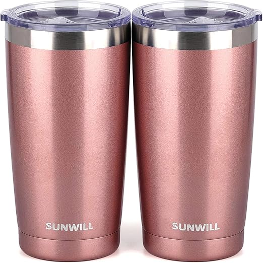 rose gold thermal cup