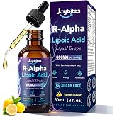 R-Alpha Lipoic Acid 600mg Liquid Drops, R-ala supplement with Benfotiamine | 13-in-1 R-ALA Supplement with Benfotiamine &amp; NAC, Nerve Support, Antioxidant &amp; Energy Wellness, Vegan, Sugar-Free