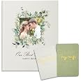 Vienrose Wedding Guest Book Set With A Pen And A