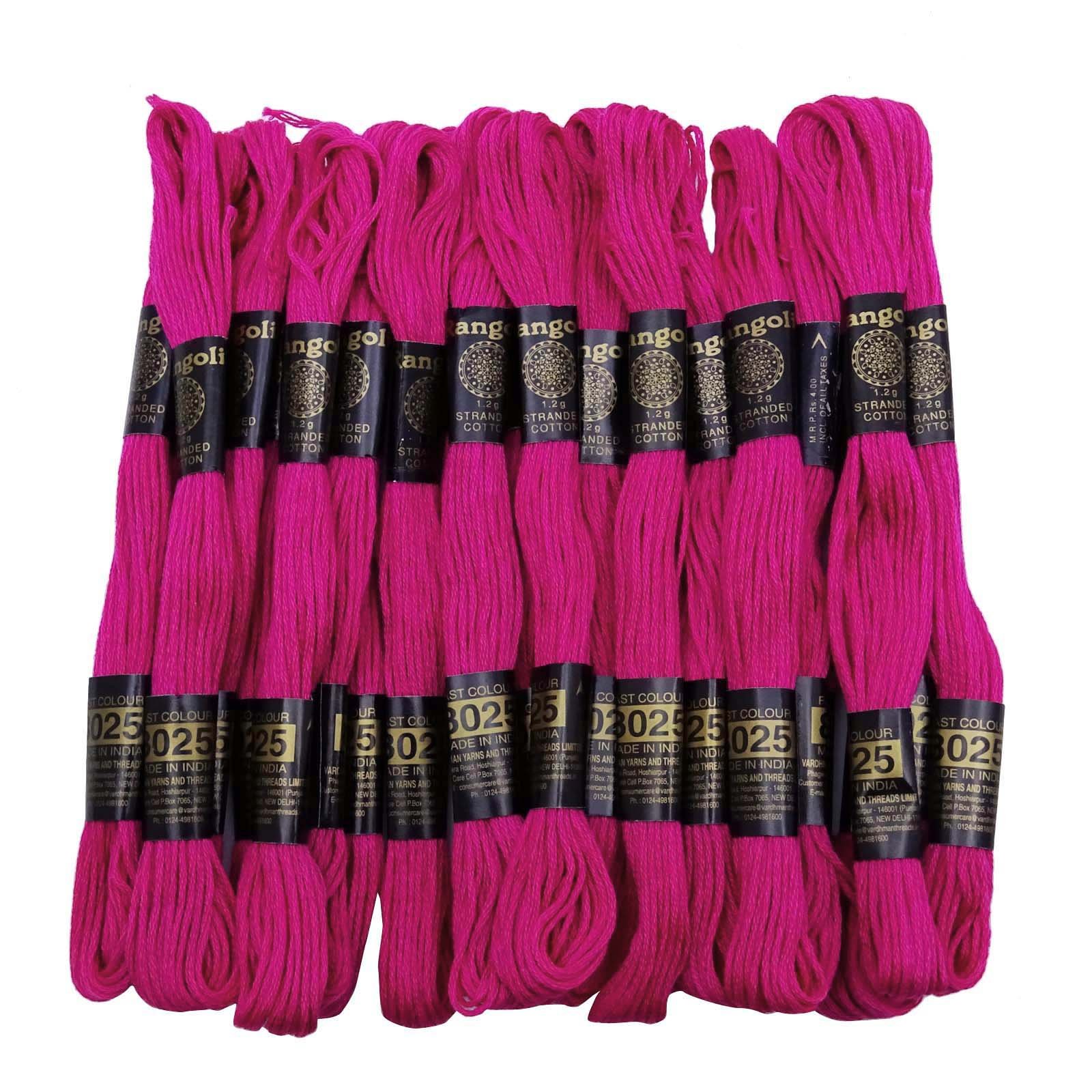 IBA Indianbeautifulart Verp Cotton Sewing Skeins Thread Stitch Embroidery Knitting Floss Pack of 25 — image 1