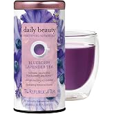 The Republic of Tea Beautifying Botanicals Daily Beauty Herbal Tea, 36 Ct | Caffeine Free. Suitable for day or evening sipping. Bright and tart with notes of soft florals. Gluten Free and Kosher.