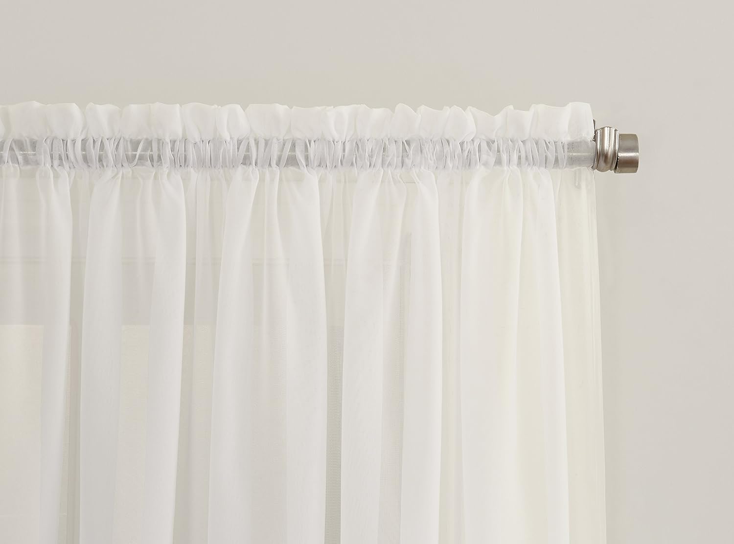Amazon Com No 918 Emily Sheer Voile Rod Pocket Curtain Panel 59