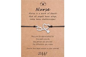 SmileBelle Nurse Bracelets as nurses Gifts for Women, Nurses Practitioner Gifts as nurse Christmas gifts, Funny School Nursez Gift as Nursing Gift for New Nursez