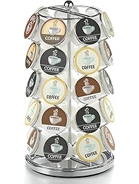 Nifty K-Cup Carousel in Chrome Holds 35 K-Cups.
