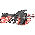 Alpinestars SP-8 V3 Men's Street Motorcycle Gloves - Black/White/Bright Red/Large