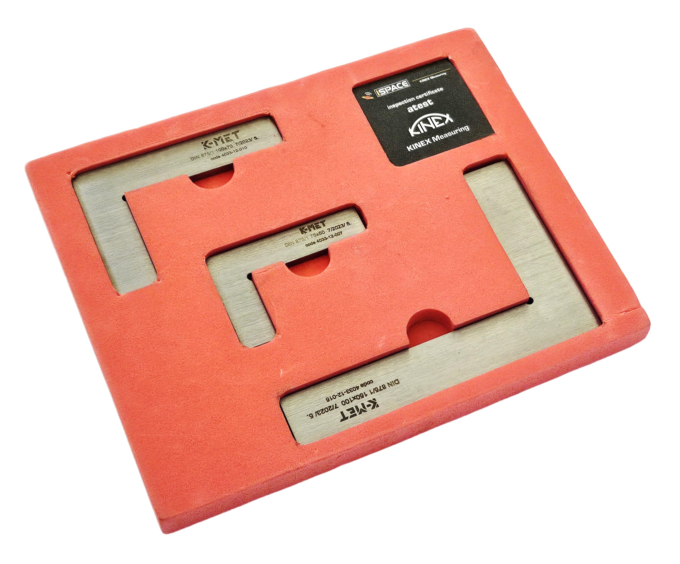Kinex (K-MET) Engineers Square Set - 3 pieces