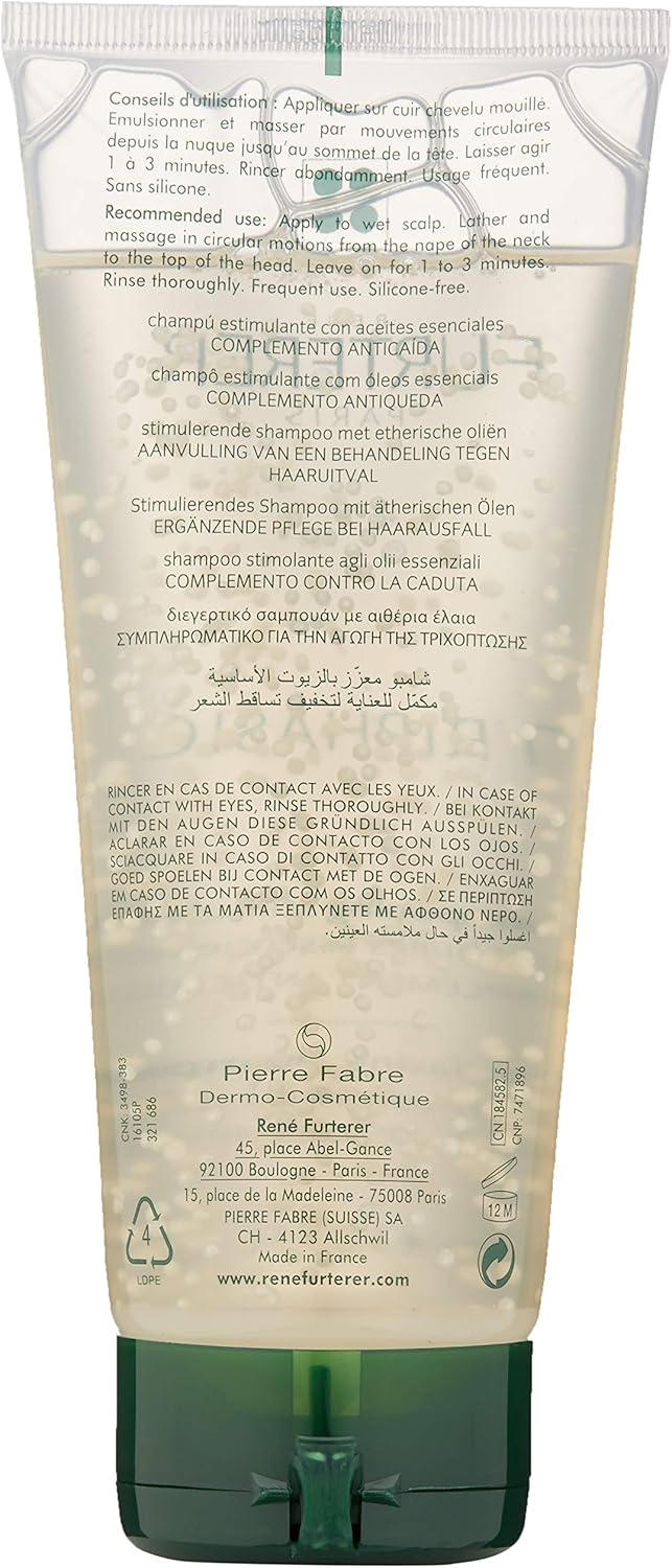 René Furterer TRIPHASIC Thickening Shampoo, For Thinning Hair, Improves hair density & strength, Scalp Nutrition - Image 4