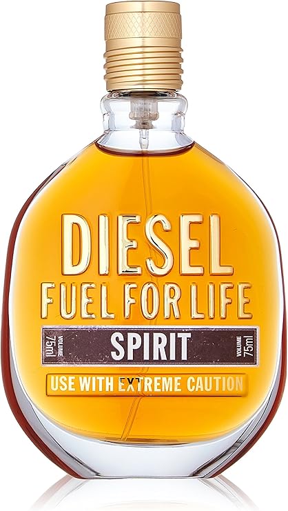 Diesel Fuel For Life Spirit Fur Hombre Eau de Toilette 75 ml Nuevo sin del paquete