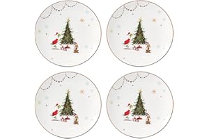 Lenox 895052 Merry Grinchmas Dinner Plates, Set of 4