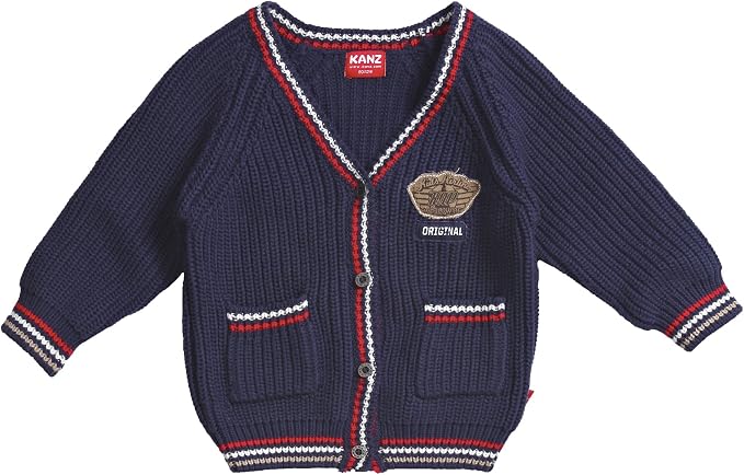 Mud Kingdom Jungen Strickjacke Mit Schädel-Muster – Warme Pullover-Jacke Für Herbst & Winter