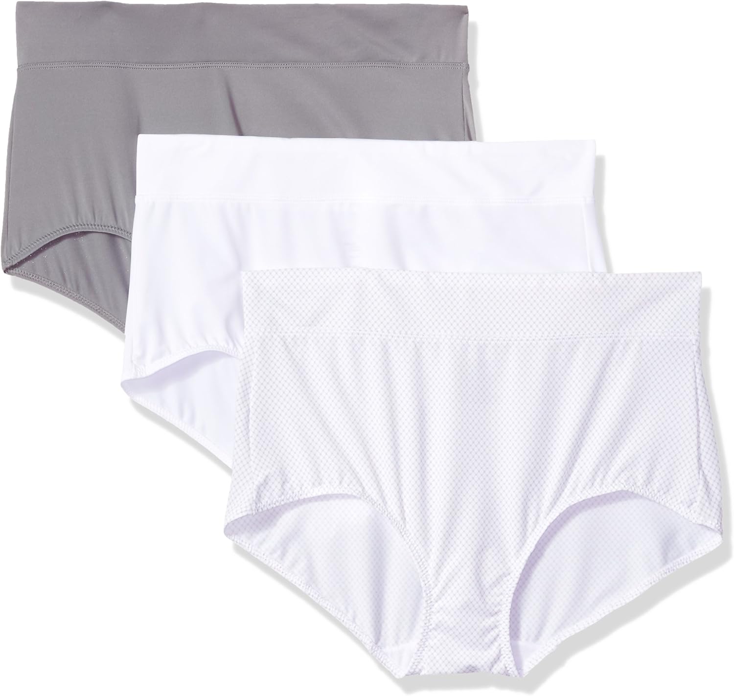 Warner's Women's Blissful Benefits No Muffin Top 3 Pack Brief Panty at  Women’s Clothing store