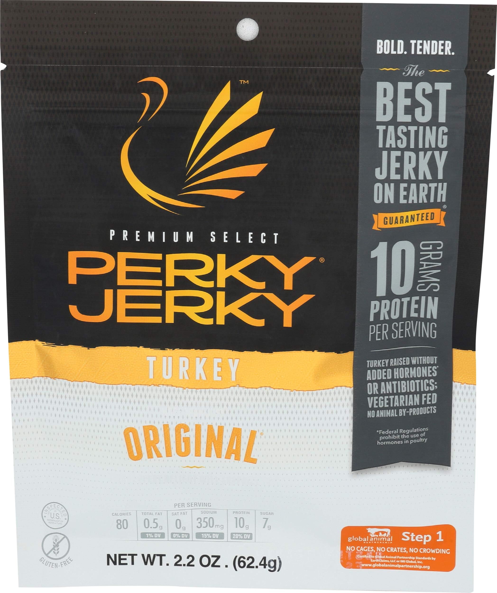 Perky Jerky Turkey Original, 2.2 Ounce