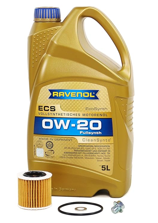 Blau J1A2003F Motor Oil Change Kit Compatible with 201117 Lexus CT 200h w/ 4