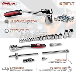 Hi-Spec Tools 67pc SAE Auto Mechanics Hand Tool Kit