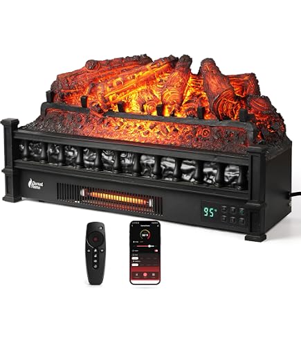 Amazon.com: TURBRO Eternal Flame 26-Inch Infrared Quartz Electric