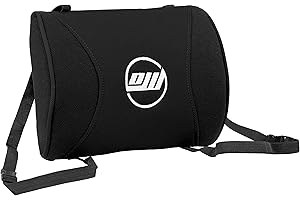 OpenWheeler Lumbar Support Pillow for Gaming Chairs, sim Racing Cockpit Simulator, Flight sim pits (Black, Lumbar)