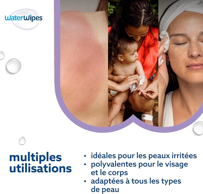 Peau Sensible+ Lingettes Apaisantes, 6 Paquets