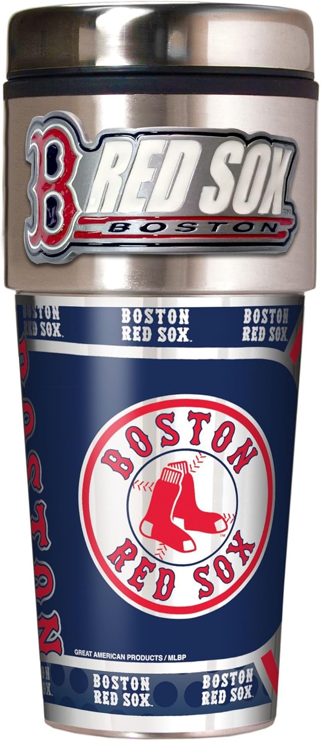 MLB Metallic Travel Tumbler,16-Ounce