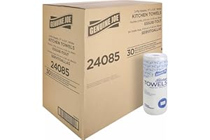 Genuine Joe Kitchen Paper Towels,11" x 4.5", 2-Ply, 170 Sheets/Roll, 30 Count
