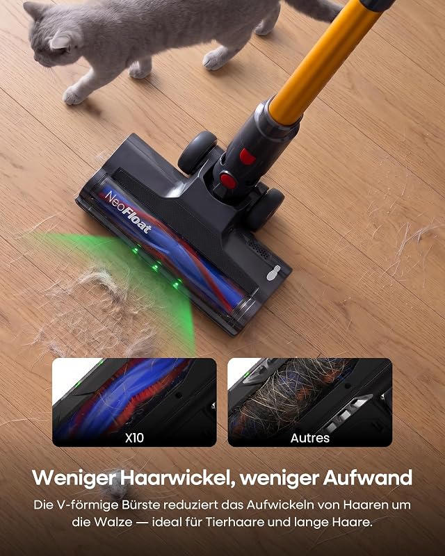Akku Staubsauger Kabellos 55Kpa/550W/60Min für Tierhaare/Teppiche — Foto 4 von 8