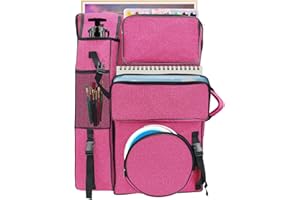 Boyistar Art Portfolio Carry Bag 20" x 26", Canvas Art Portfolio Backpack Traveling Outdoor Drawing Portfolio Case Large Capacity Artist Carrying Bag/Tote Bag for Drawing Board, Screen, Accessories