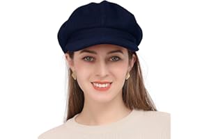 PanPacSight Women's Newsboy Hats Fall Wool Cabbie Beret Tweed Girls Paperboy Cap