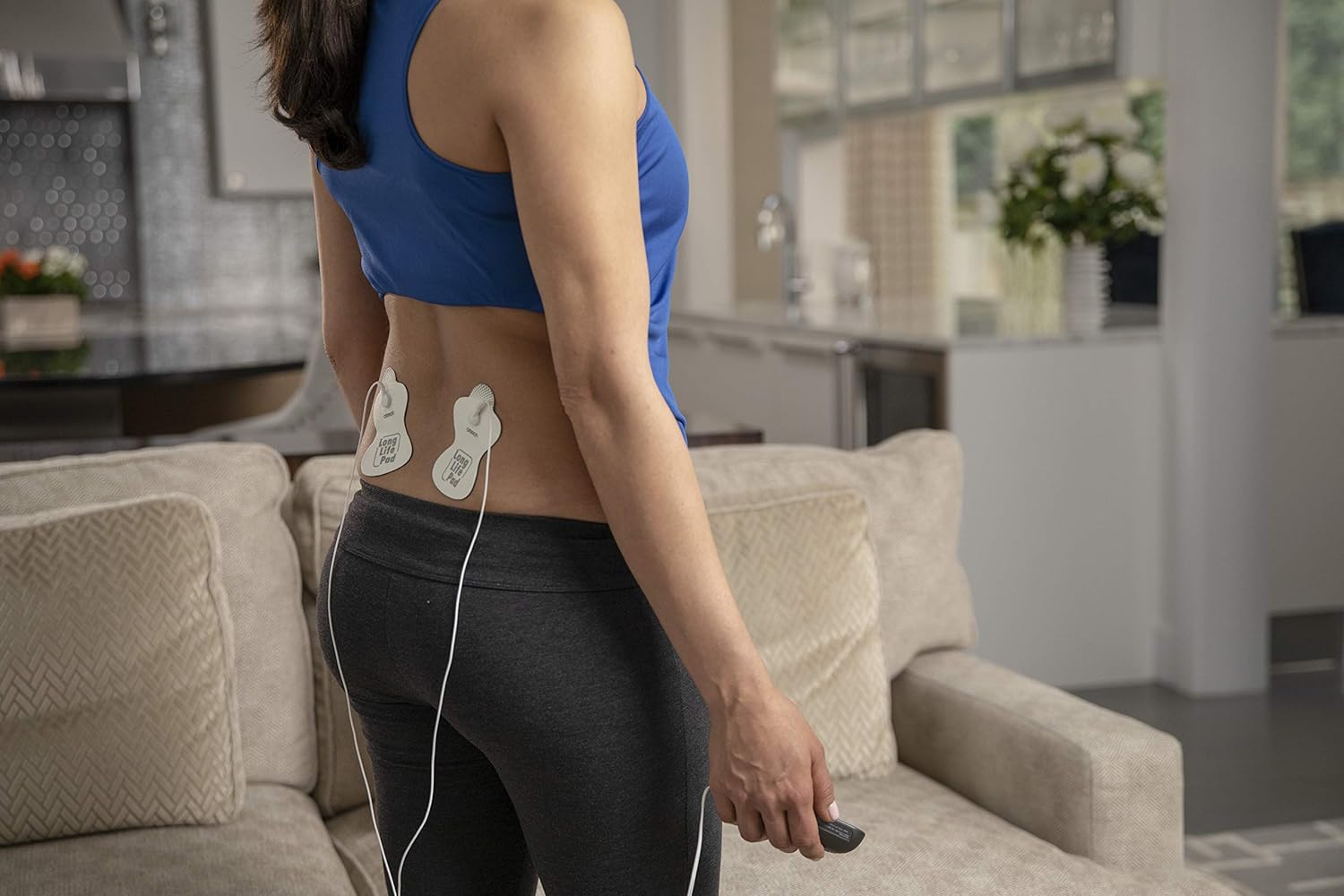 OMRON Max Power Relief TENS Unit Muscle Stimulator, Simulated Massage Therapy for Lower Back, Arm, Shoulder, Leg, Foot, and Arthritis Pain, Drug-Free Pain Relief (PM500): Health & Personal Care