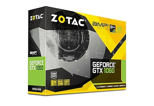 ZOTAC GeForce GTX 1060 AMP Edition, ZT-P10600B-10M, 6GB GDDR5 VR