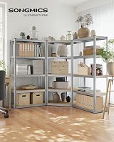 SONGMICS Corner Shelf 5-Tier Heavy Duty Garage Shelving Unit 2625 kg view 2