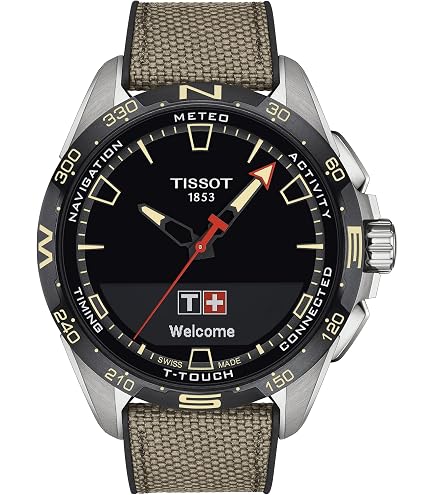 Amazon.com: Tissot T-Touch Connect Solar, Swiss Solar Quartz
