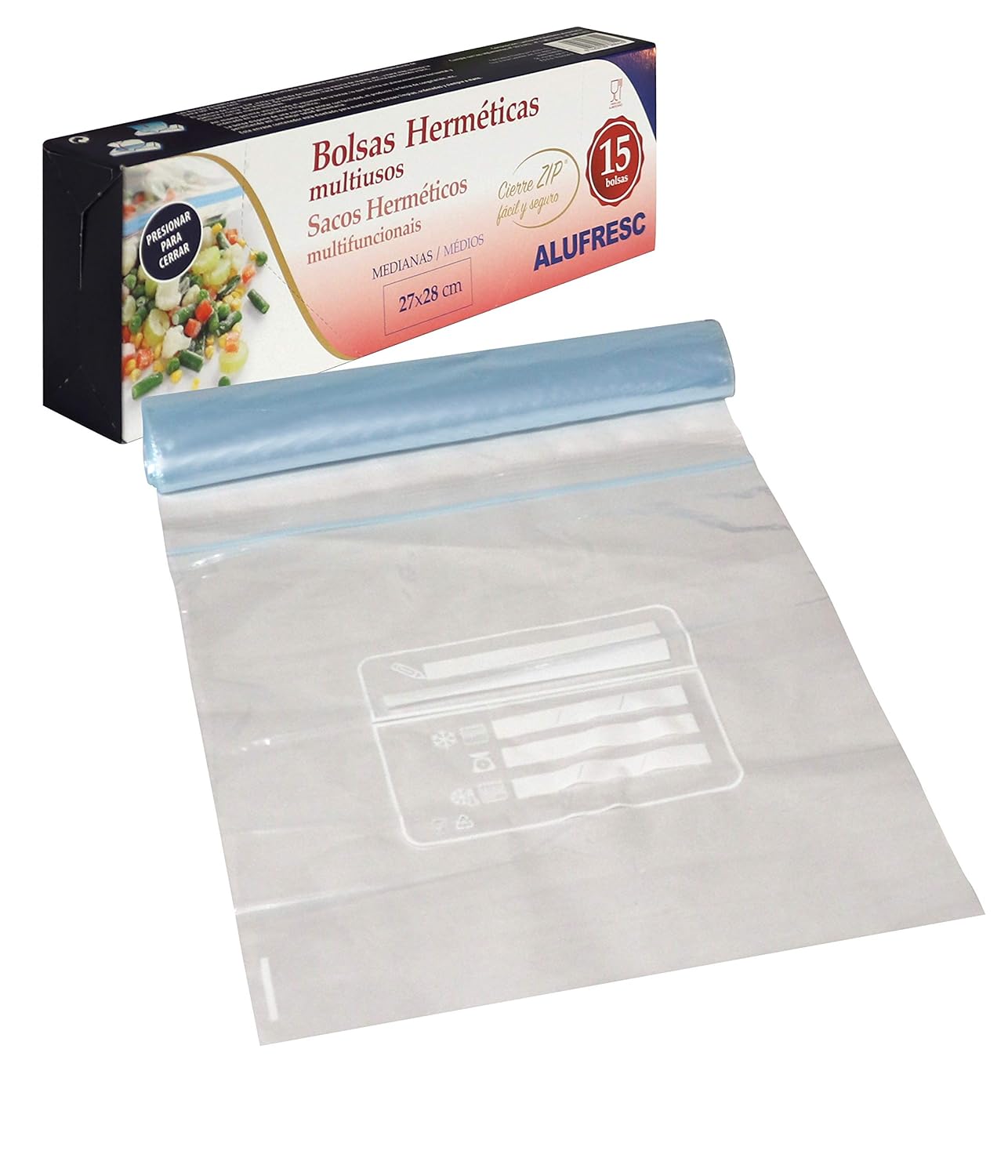 Bolsas hermeticas zip Bolsas de plástico, de papel, de tela