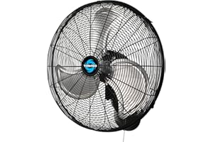 Tornado 20 Inch Professional High-Velocity Oscillating Wall Fan – Ideal for Industrial, Commercial, and Residential Use – 3-Speed Settings, 5250 CFM, UL Safety Certified