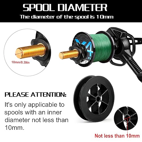 PLUSINNO Fishing Line Spooler with Unwinding Function, Fishing