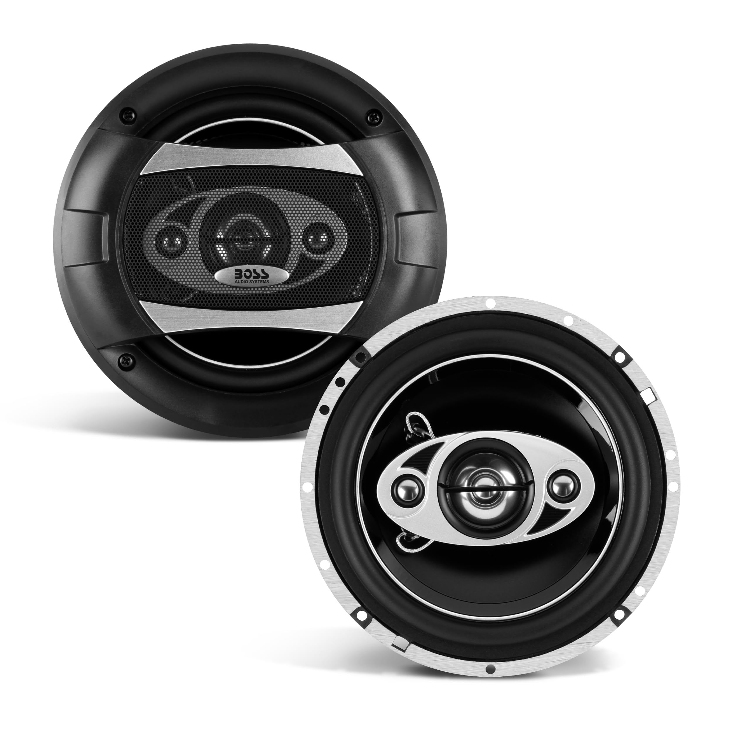 BOSS Audio Systems P65.4C 6.5 Inch Car Speakers (Pair), 400 Watts, 4 Way